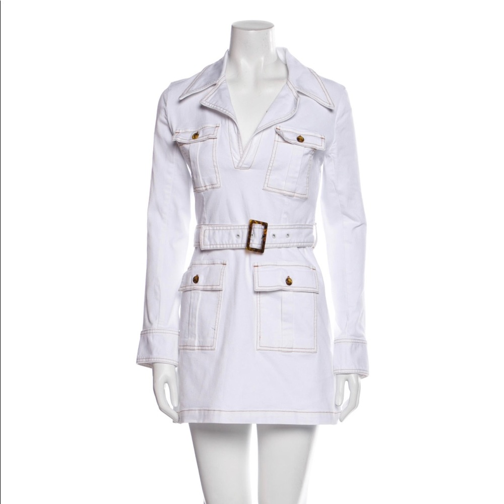 Solid and Striped Mini Dress XS